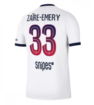 Paris Saint-Germain Warren Zaire-Emery #33 Bortatröja 2026-27 Kortärmad